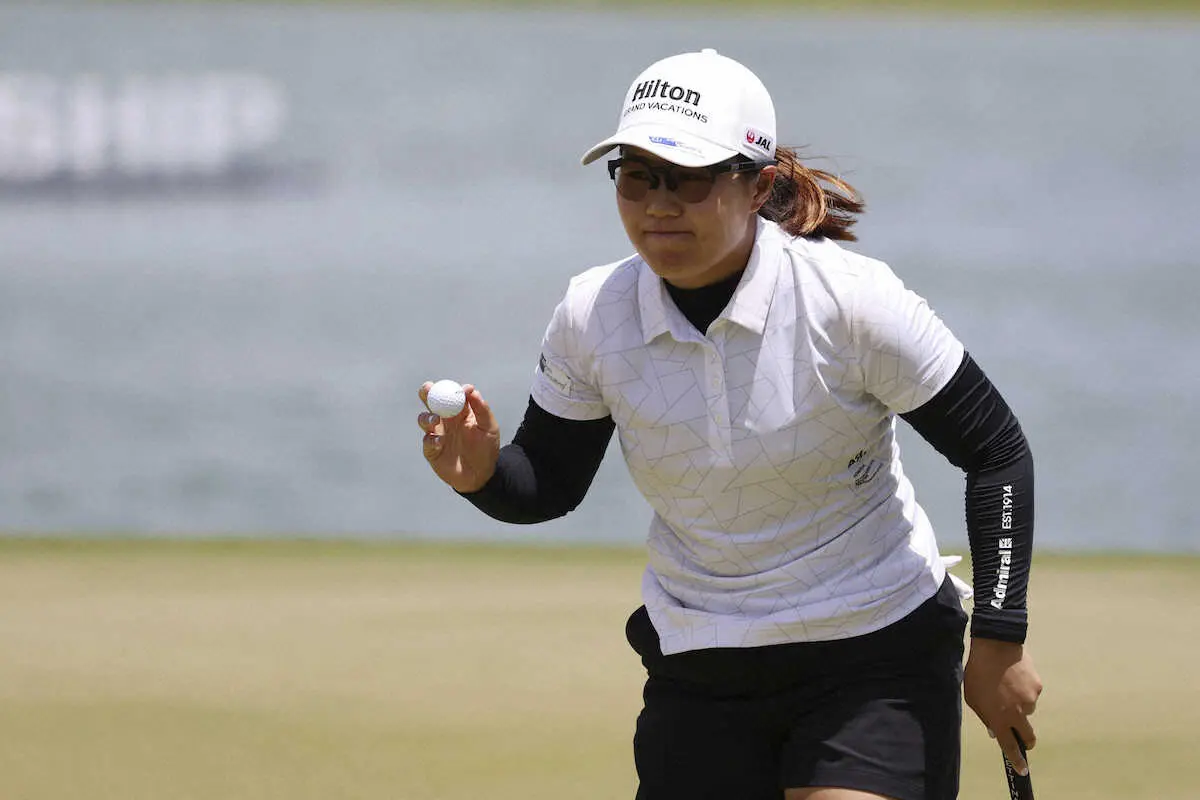 【画像・写真】畑岡奈紗　暫定3位　ショットさえノーボギー「風が強い中…いいスタートになった」