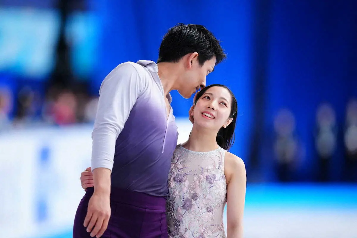 【画像・写真】りくりゅう　惜敗2位も自己ベスト　木原「今季頑張ってきたトータルの評価だったのかな」