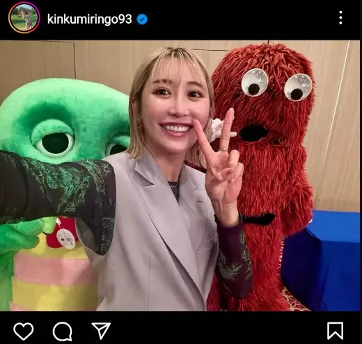 【画像・写真】キンクミ　“たまんないふたり2人”との3ショット披露に「かわいいいい」「神回」「三人共に可愛い」