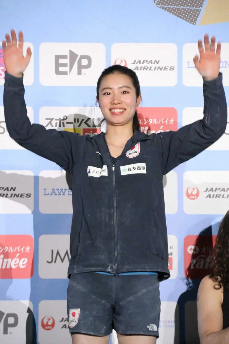 【画像・写真】松藤藍夢がW杯初の表彰台3位「うれしい7割、悔しい3割」スポーツクライミングW杯ボルダー第1戦