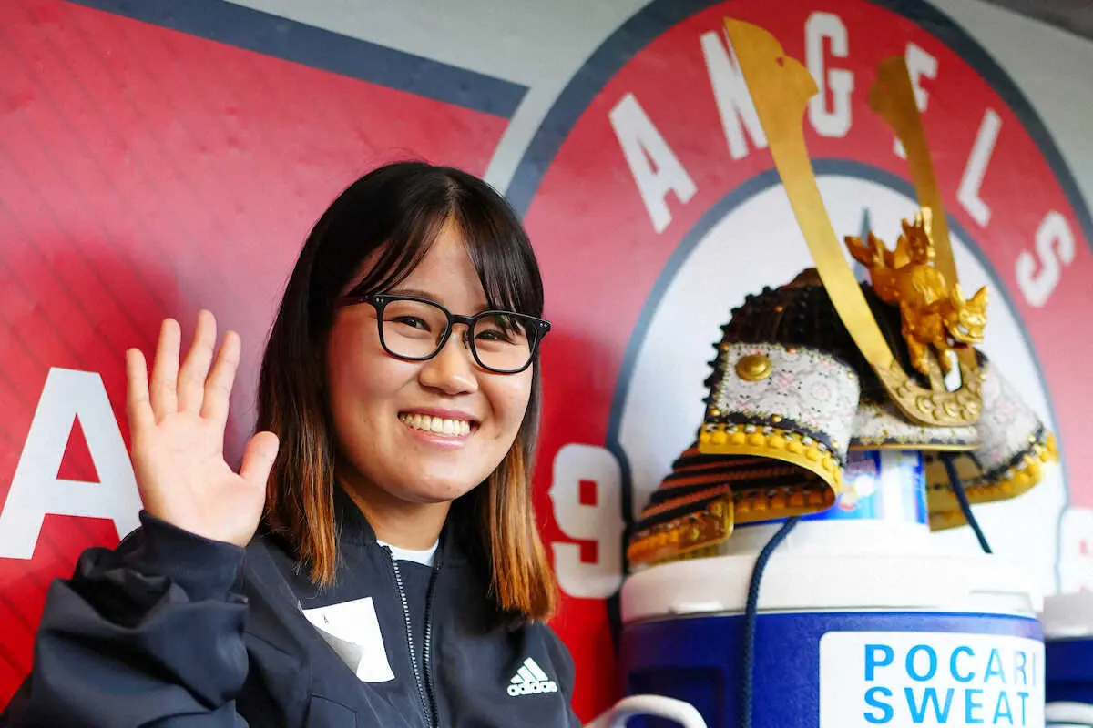【画像・写真】畑岡奈紗　エンゼルスタジアムを訪問「初の経験にドキドキ」