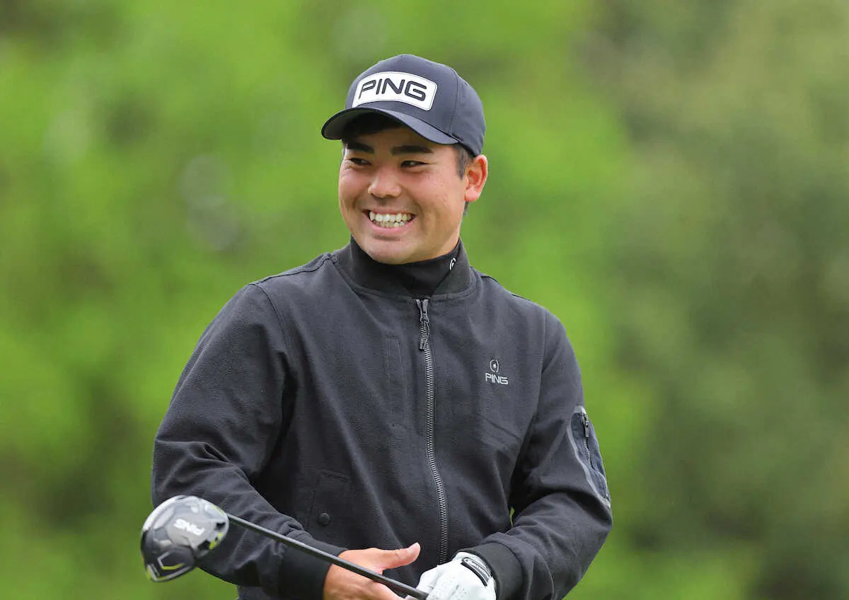 【画像・写真】蝉川泰果「とにかく良いスコアで」松山の元エースキャディー・進藤氏と初タッグ　27日開幕中日クラウンズ