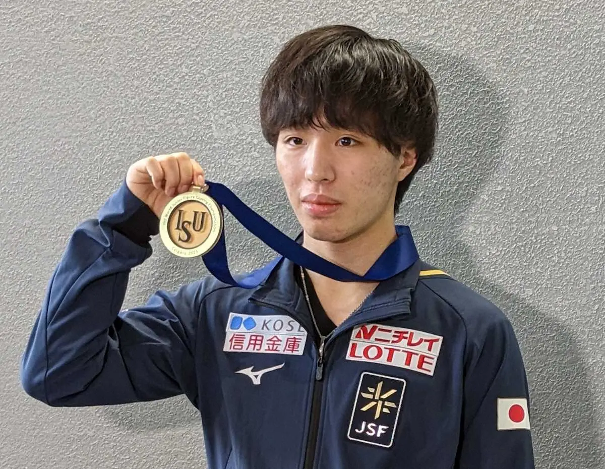 【画像・写真】三浦佳生＆島田麻央、高木美帆に興奮「うわーすげー」「写真撮ってもらいました」世界ジュニアW優勝