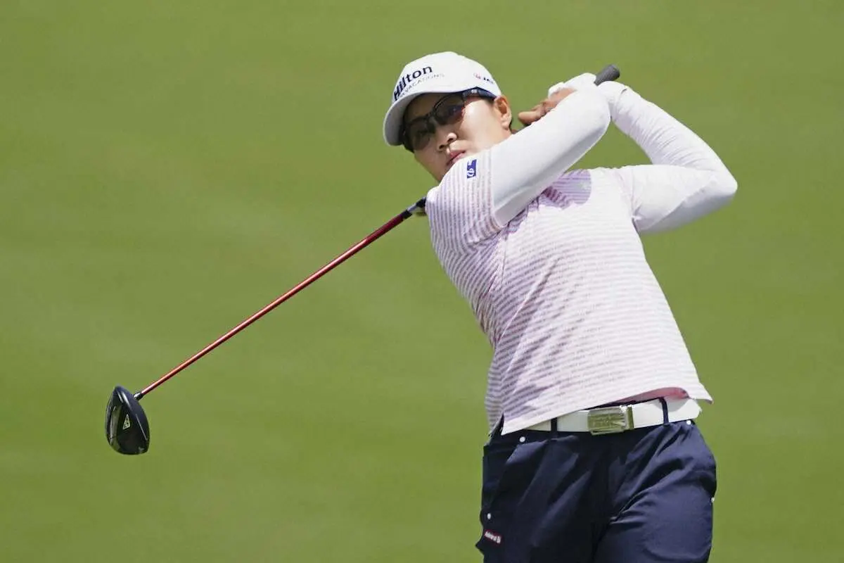 【画像・写真】畑岡奈紗　日本勢トップ6差12位　「感覚が良くなかった」ティーショット後半修正