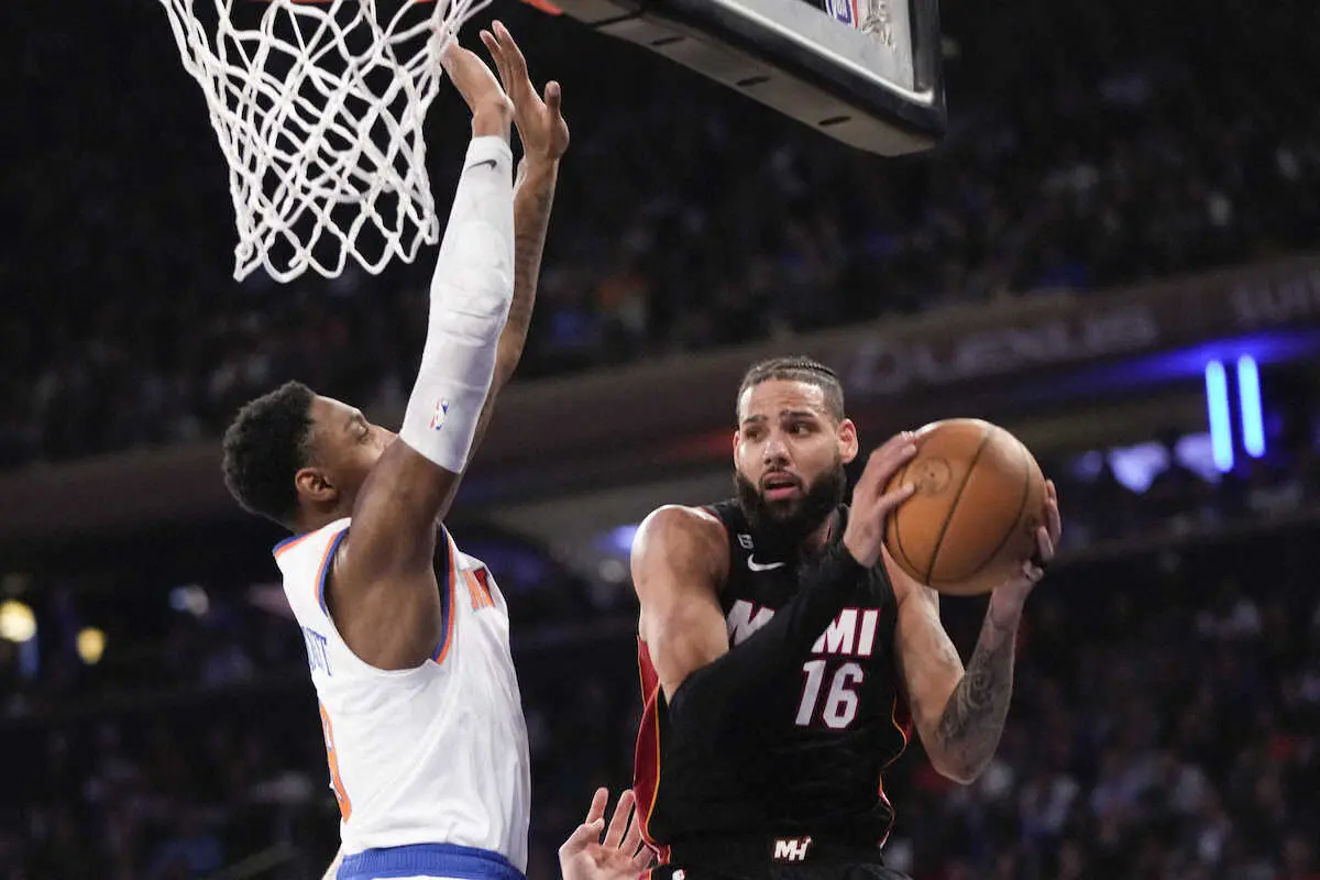 【画像・写真】ニックスが2戦目で白星　接戦をものにしてホームでの連敗は回避　ヒートのバトラーは欠場