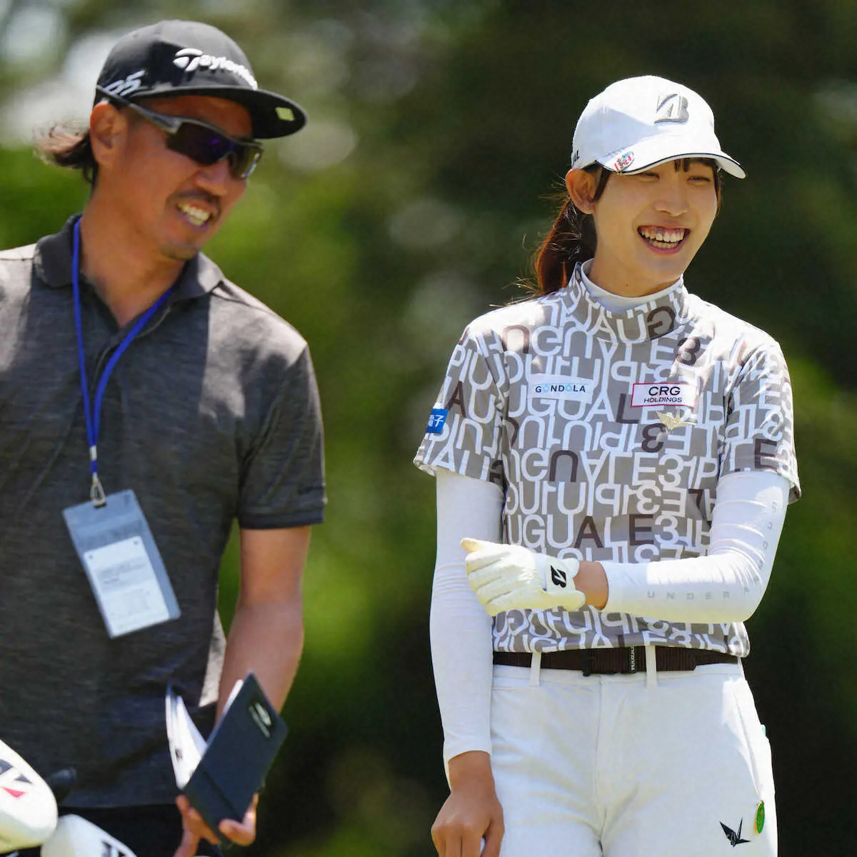【画像・写真】馬場18歳初陣　“初V請負人”と初タッグ　今季既に2人優勝させた照井キャディー