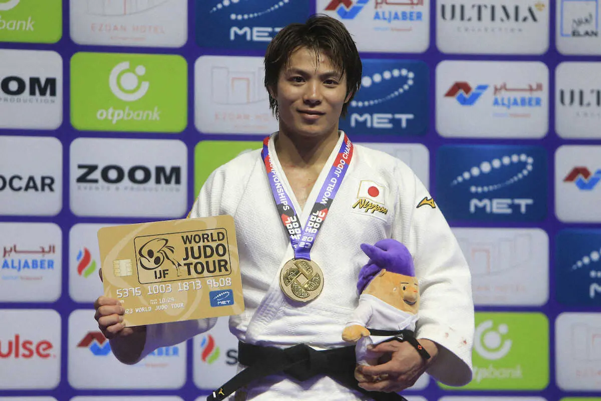 【画像・写真】2年連続4度目の優勝を果たした阿部一二三（AP）