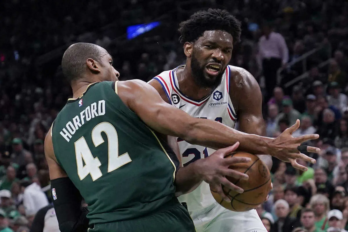 【画像・写真】76ersが22年ぶりの“地区準決制覇”に王手　突破確率は82％　MVPのエンビードが33得点