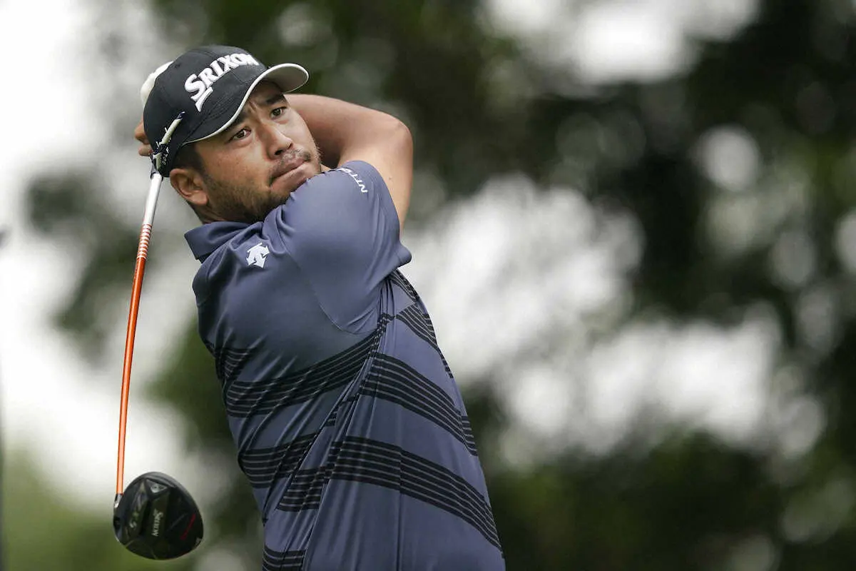 【画像・写真】松山英樹は約1カ月ぶり復帰戦で17位発進！首、手首に不安抱えるも「回ってみたら普通にできました」