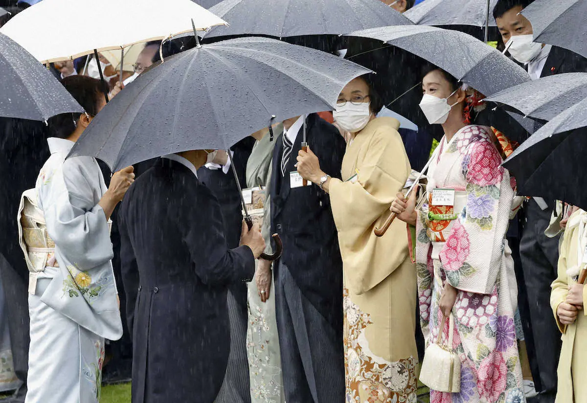 【画像・写真】高木美帆　春の園遊会での着物姿に反響！「麗しくてうっとり」「めっちゃ綺麗」と絶賛の声