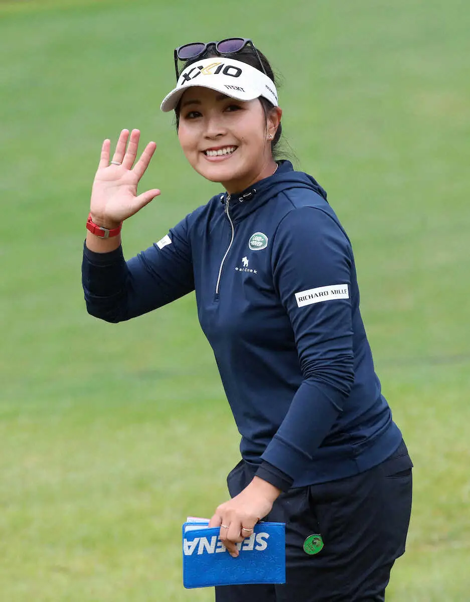 【画像・写真】青木瀬令奈　「完全なる直感」今季10本目のパターが奏功67　首位タイ浮上