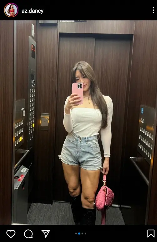 【画像・写真】ビキニフィットネス・ダンシーあずさ　誕生日にビッグな食べ物公開に「デカイ！」「すげぇ」「おおっ」