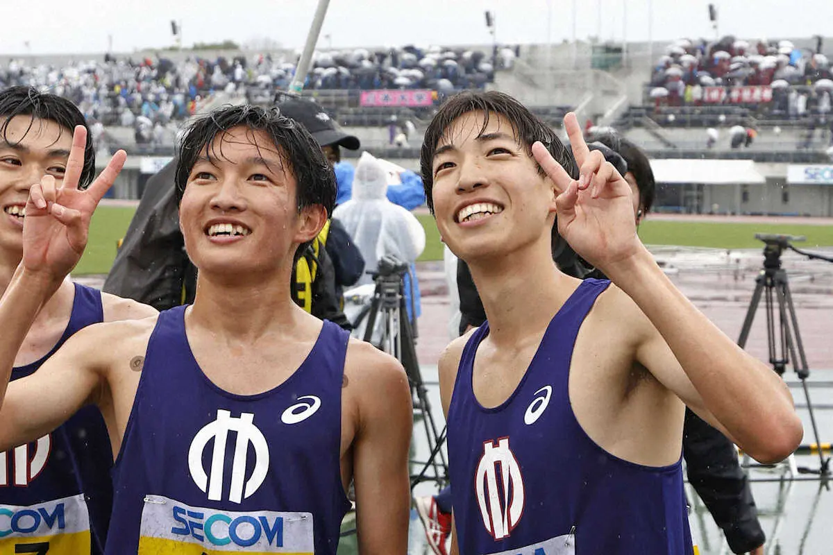 【画像・写真】男子5000メートル・順大の三浦が連覇　専門外種目も圧巻の走り
