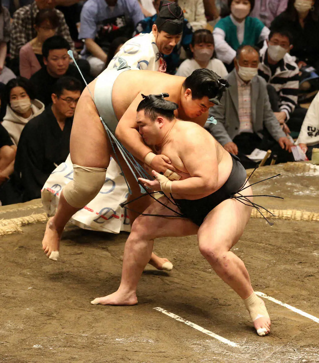 【画像・写真】北青鵬　全勝の朝乃山に土つけた！豪快な下手投げで逆転勝ち「思った通りの相撲が取れた」