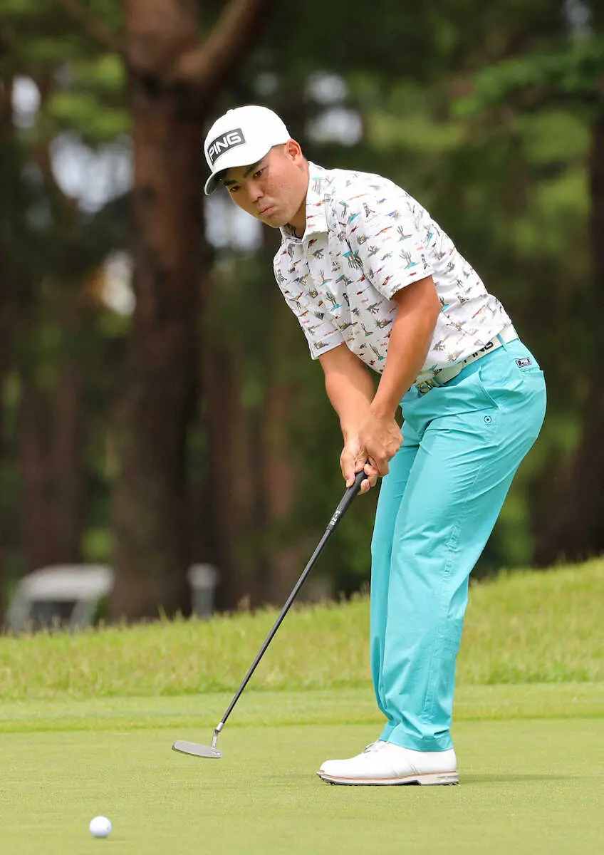 【画像・写真】蝉川　64で2勝目見えた　2位で最終日「後悔のない一打一打を打てれば」