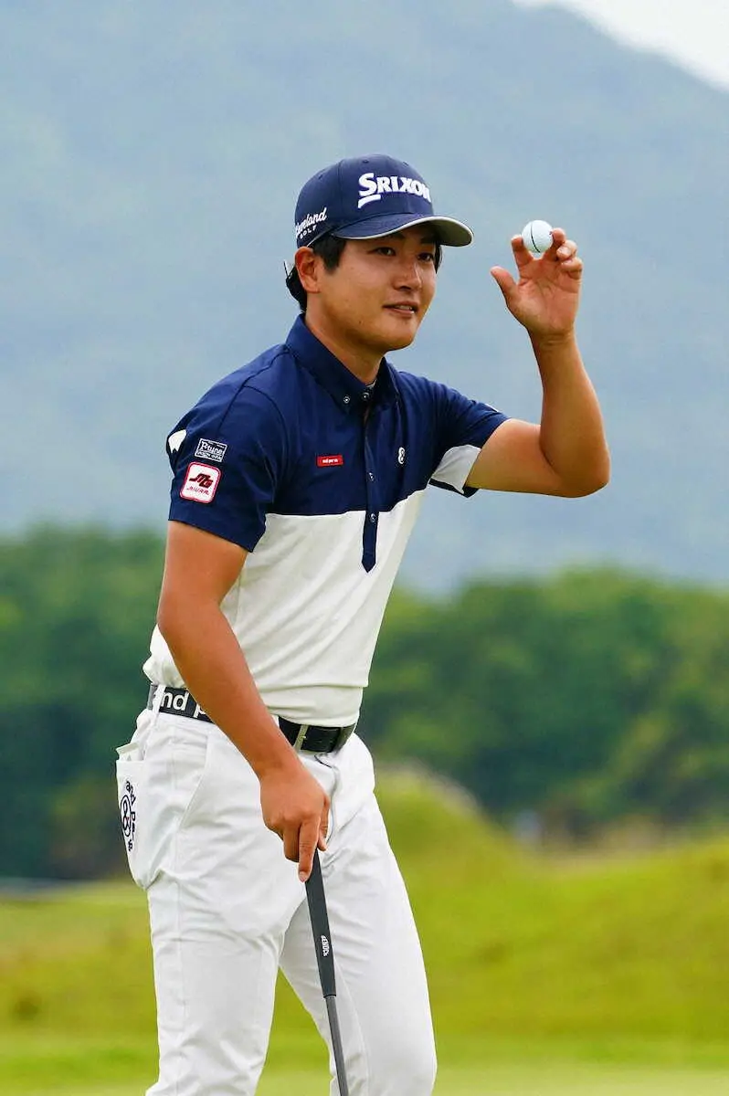 【画像・写真】25歳・安森が67で暫定首位キープ　第1R終えてうれしい反響「DMが3、40件くらい」