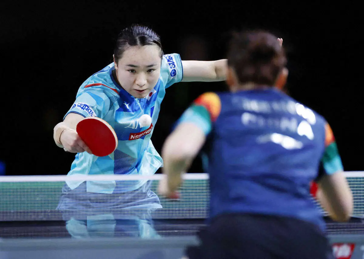 【画像・写真】伊藤美誠　五輪金メダリストに敗戦も8強に感慨「試合ができたことが、本当にうれしい」