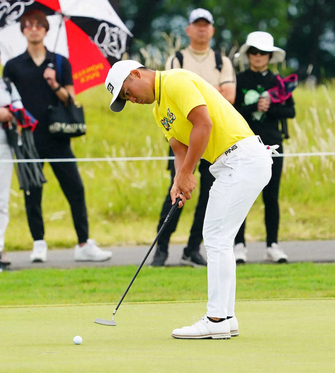 【画像・写真】安森・金谷・中島・平田が首位、蝉川が5位浮上　ミズノ・オープン最終日、最終組がハーフ終了