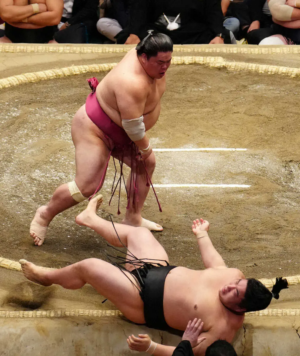 【画像・写真】大栄翔　三役で2場所連続2桁勝利　来場所は3関脇の“トリプル大関獲り”挑戦へ