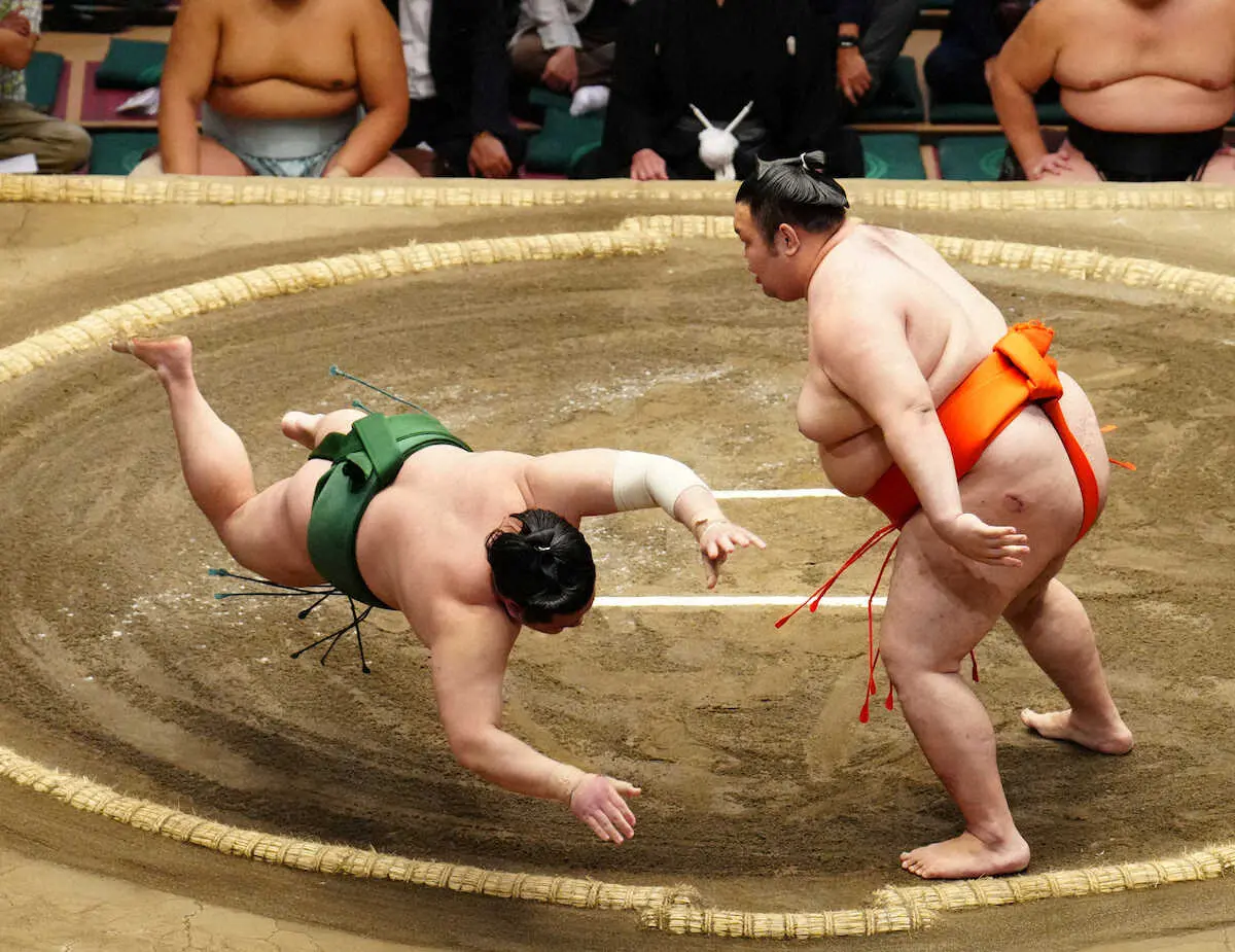 【画像・写真】水戸龍が連敗9で止めて5勝締め「運が良かった」取組後の取材では数々の迷言も