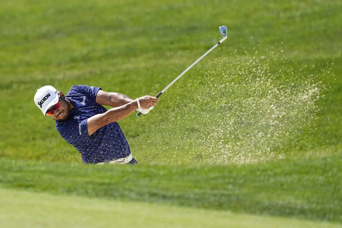 【画像・写真】松山英樹　池ポチャ2回も会心イーグルで挽回　イーブンパー33位「良いショットの前触れみたいなものが」
