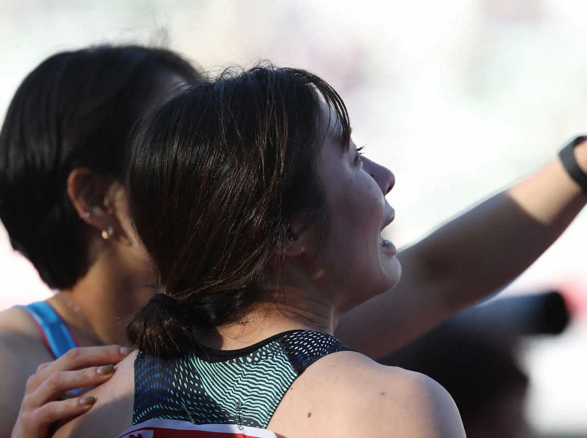 【画像・写真】「えっ」福部真子が号泣、女子100ｍ障害で順位誤表示の大失態　“優勝”→4位で確定、世界切符もお預け