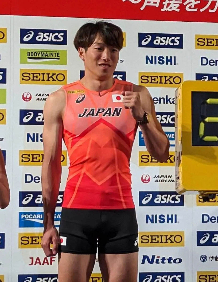 【画像・写真】【陸上】110m障害で日本新の泉谷駿介　「勝負の日に」　初の世界選手権決勝進出へコーヒー注入！
