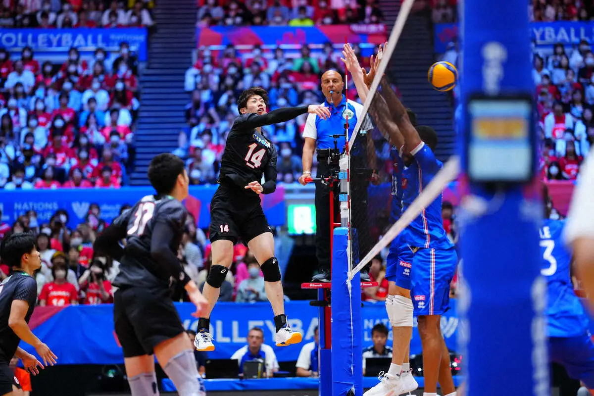 【画像・写真】日本　東京五輪王者フランスに逆転勝ちで4連勝！石川主将手応え「パリ五輪にもつながる」