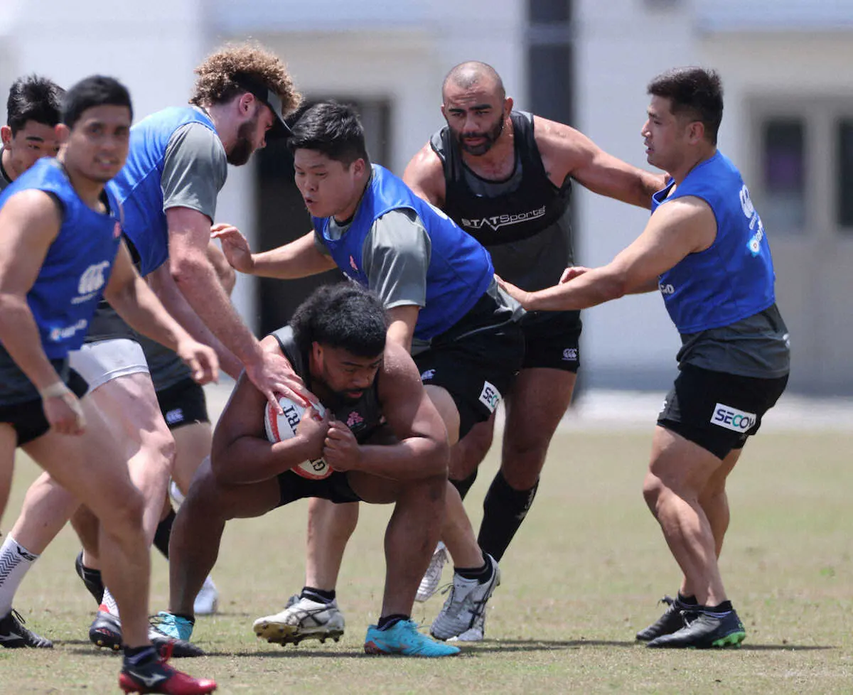 【画像・写真】ラグビー日本代表　タックル練習の合言葉は「ジョジョ立ち」