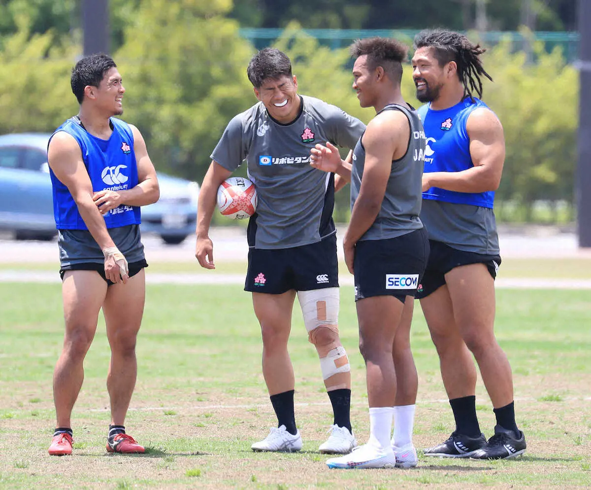 【画像・写真】ラグビー日本代表・松田力也、21年秋以来の活動に「新鮮な気持ち」W杯は「10番にこだわり勝利に貢献」