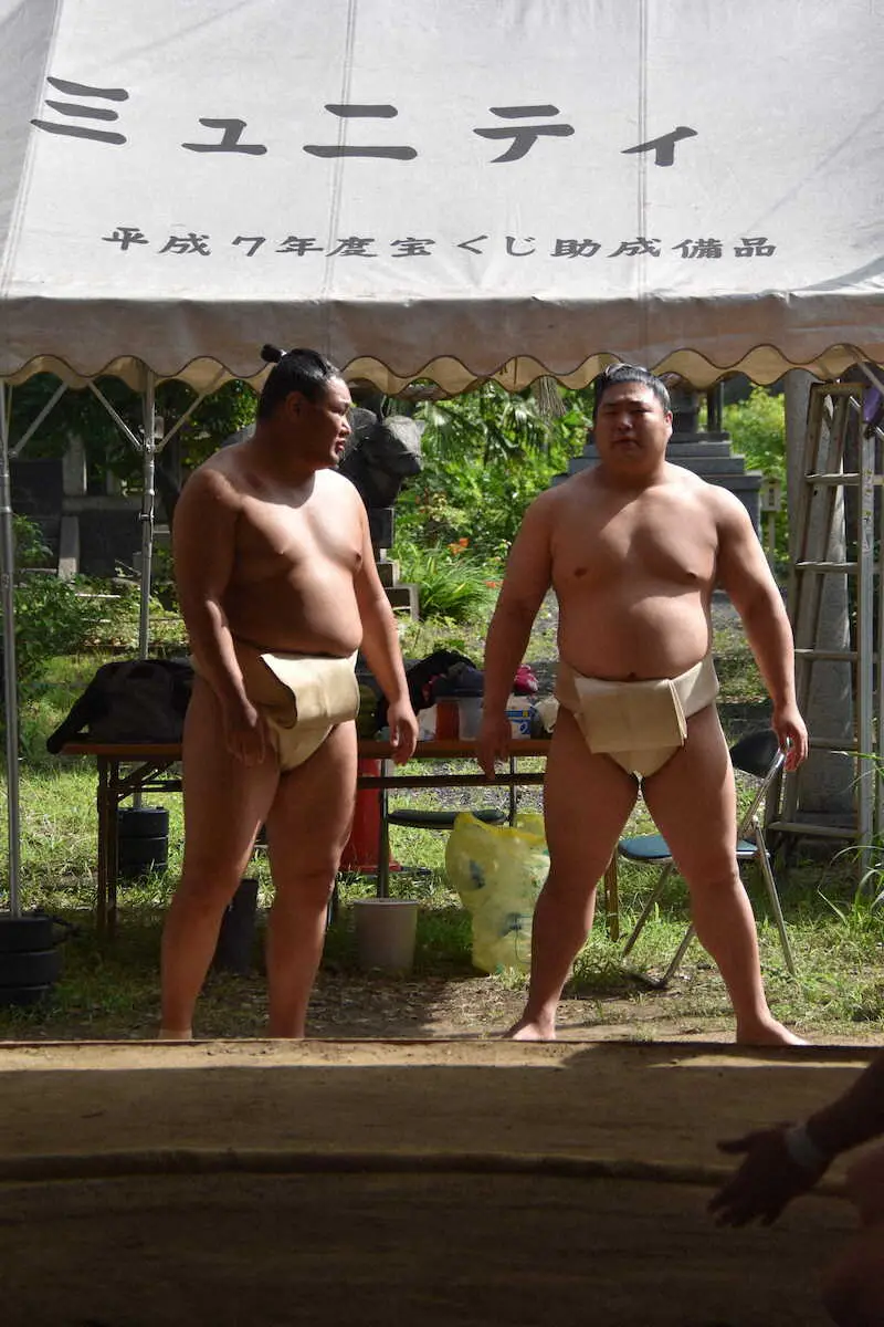 【画像・写真】若元春　錣山部屋で豊昇龍らと稽古　大関獲りへ「コツコツ」