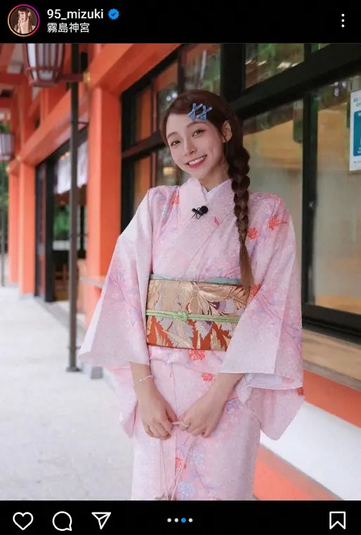 【画像・写真】リン・シャン公式インスタグラム(@95_mizuki)から