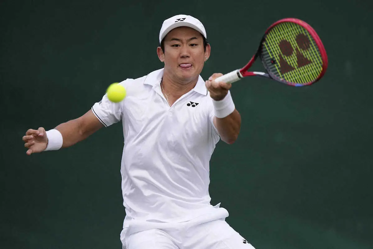 【画像・写真】西岡　左脚のケガ響き格下相手に無念…ウィンブルドン男子シングルス1回戦敗退