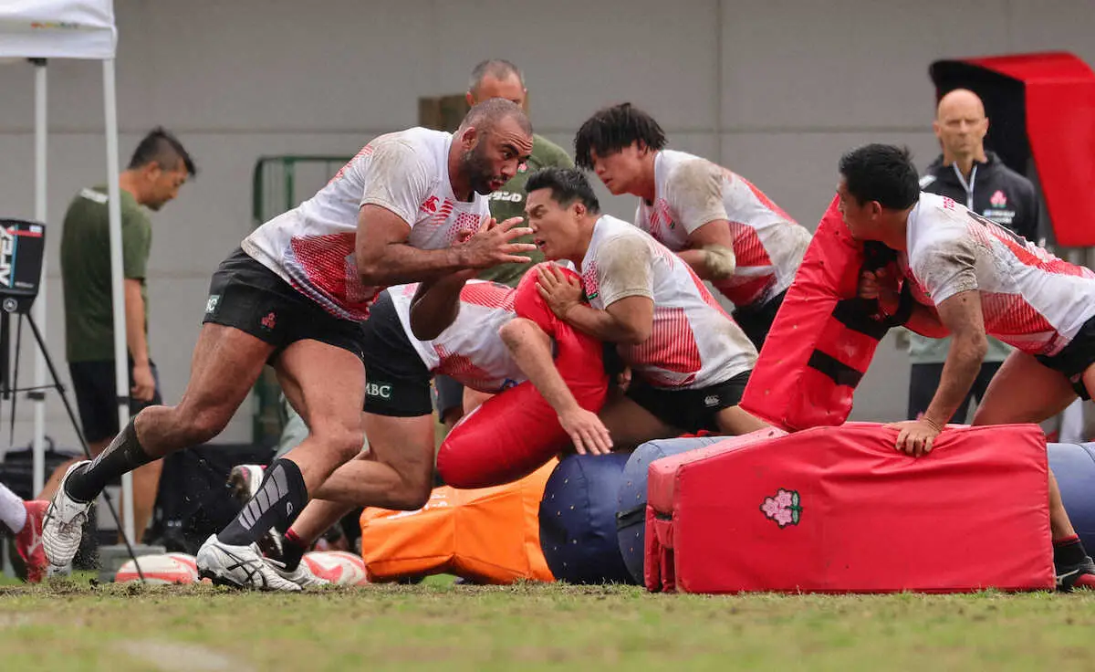 【画像・写真】【ラグビー日本代表】共同主将リーチ「勝つことにこだわって」