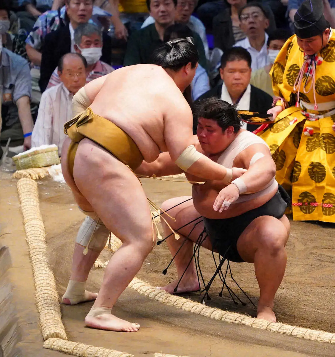 【画像・写真】“令和の怪物”伯桜鵬が初日から堂々連勝「幕内の大舞台でもやることは変わらない」