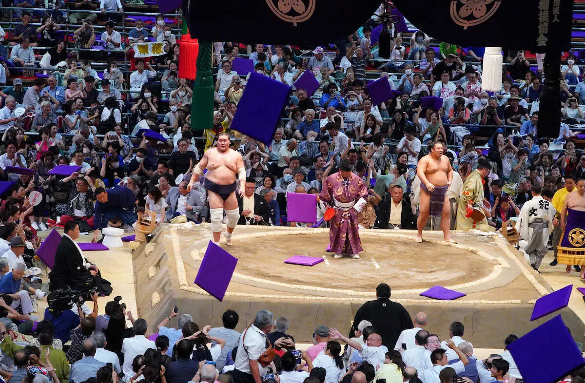 【画像・写真】翔猿　照ノ富士下す金星「がむしゃらにいった」粘った58秒熱戦　今場所勝ち越しへ「一番一番集中」