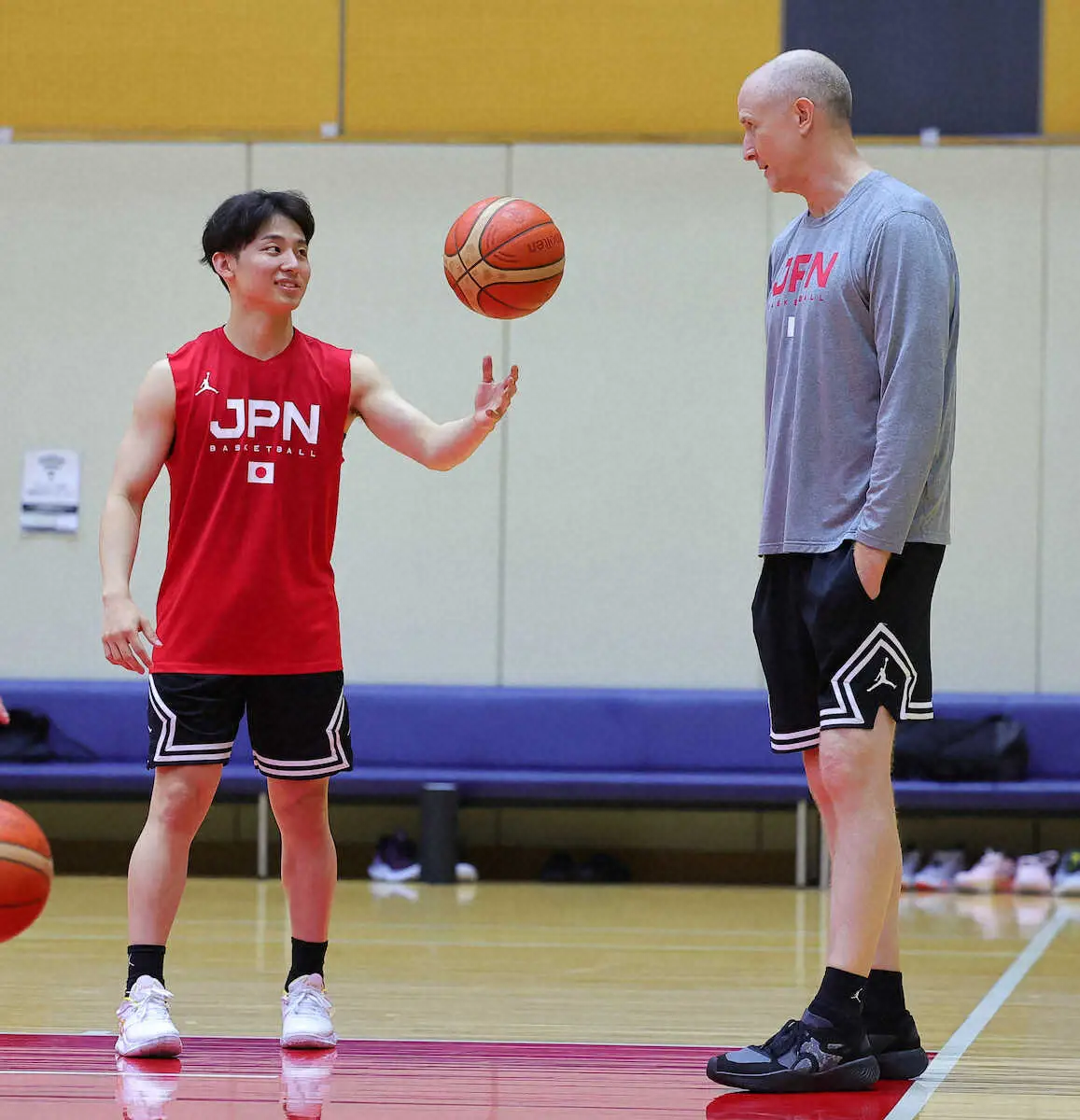 【画像・写真】河村勇輝　順調に回復中　バスケットボール男子日本代表が練習公開
