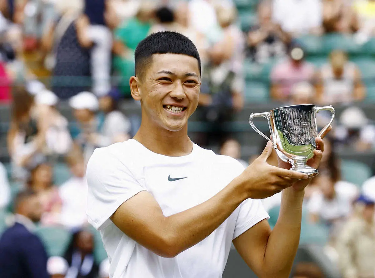 【画像・写真】小田凱人がウィンブルドン初優勝！今後の目標は「全てのグランドスラムで勝つ」上地組は準V、車いすの部