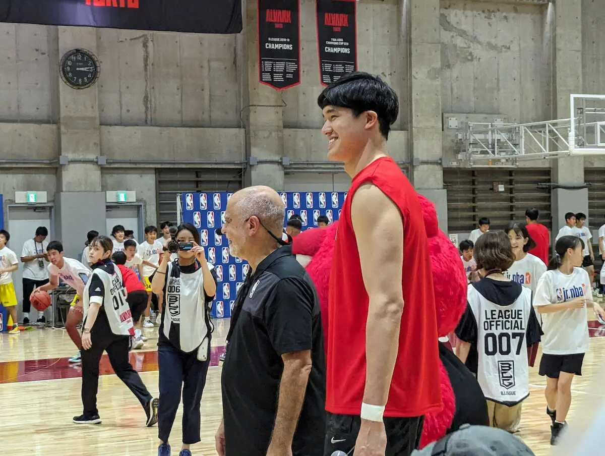 【画像・写真】サンズ・渡辺雄太がNBA主催イベントに参加　W杯では「成長した姿を見せたい」