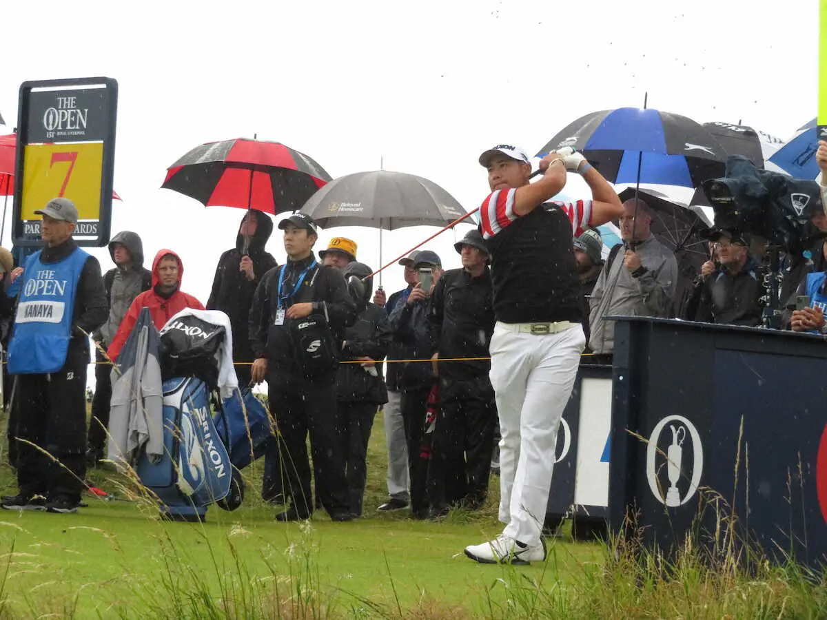 【画像・写真】松山英樹　全米プロ王者ケプカらと同組「天気も荒れそうで我慢比べに」　20日開幕、男子ゴルフ全英OP