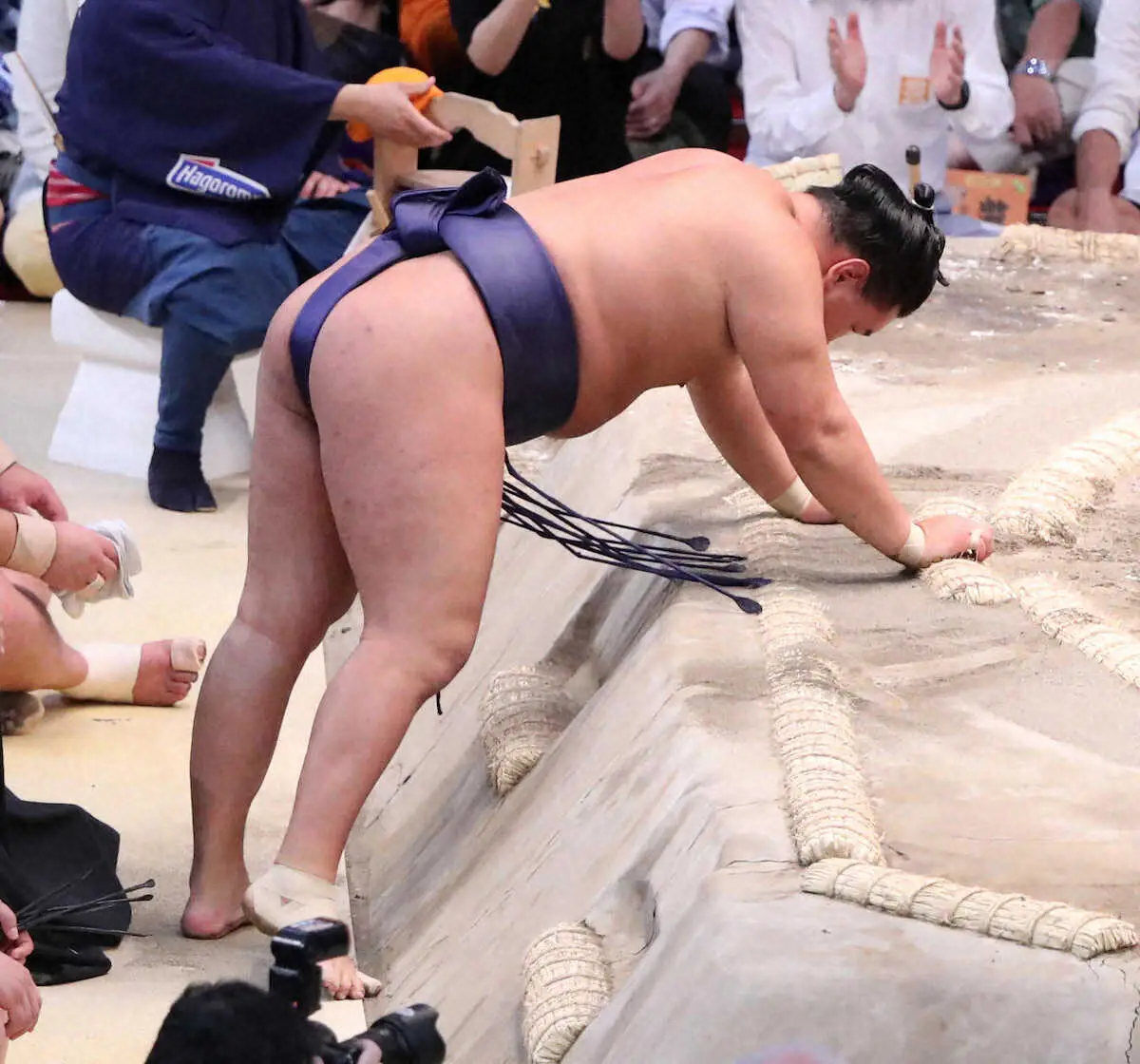 【画像・写真】錦木敗れ優勝争い混沌…北勝富士が関脇・豊昇龍との“2敗対決”を制し首位タイに浮上