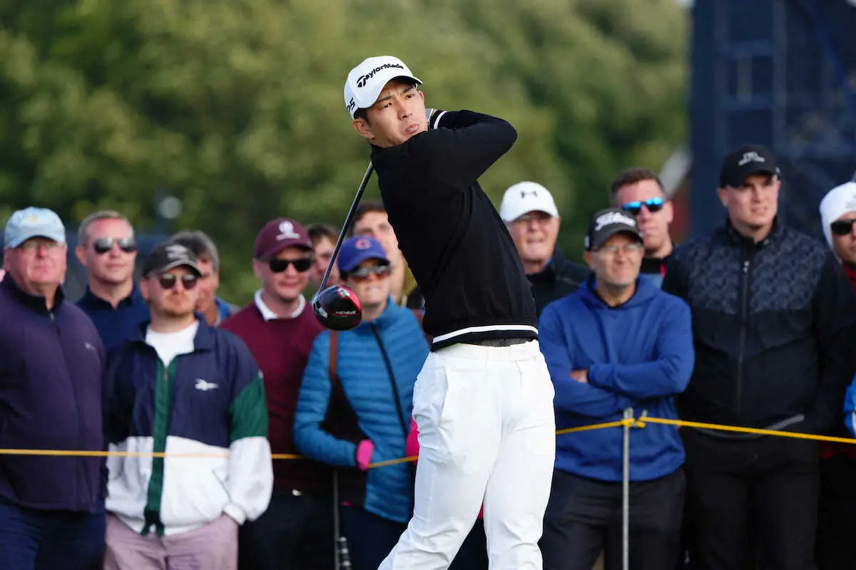 【画像・写真】中島啓太　72で48位発進「粘り強くできた」メジャー初イーグルも奪取