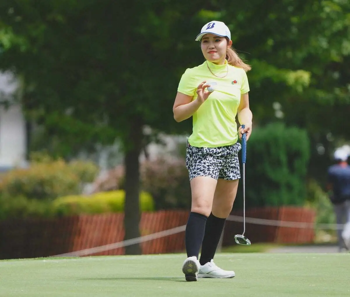 【画像・写真】古江彩佳　3連続バーディー締めで2アンダー発進「最後にカムバックできて良かった」エビアン選手権