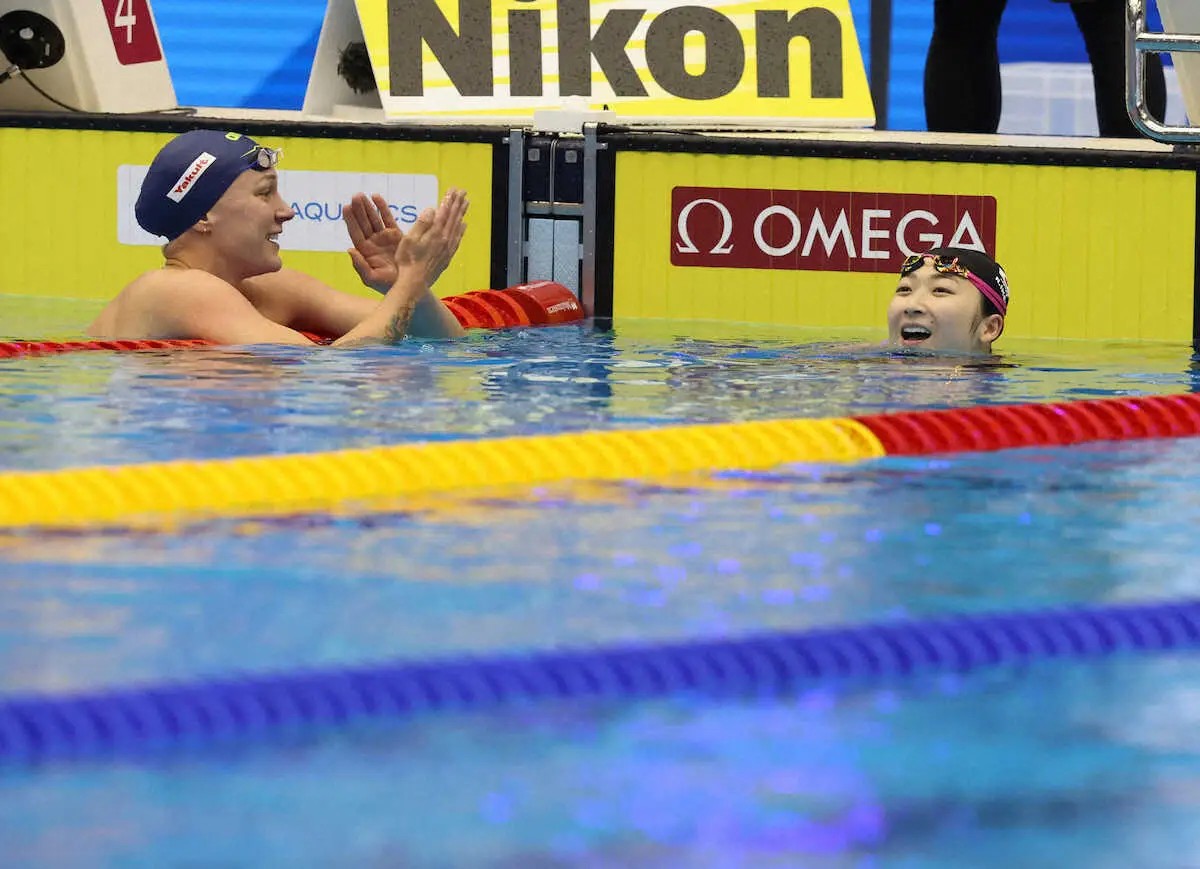 【画像・写真】【世界水泳】池江のライバルが50Mバタ金メダルから、わずか20分後に50M自由形で世界新
