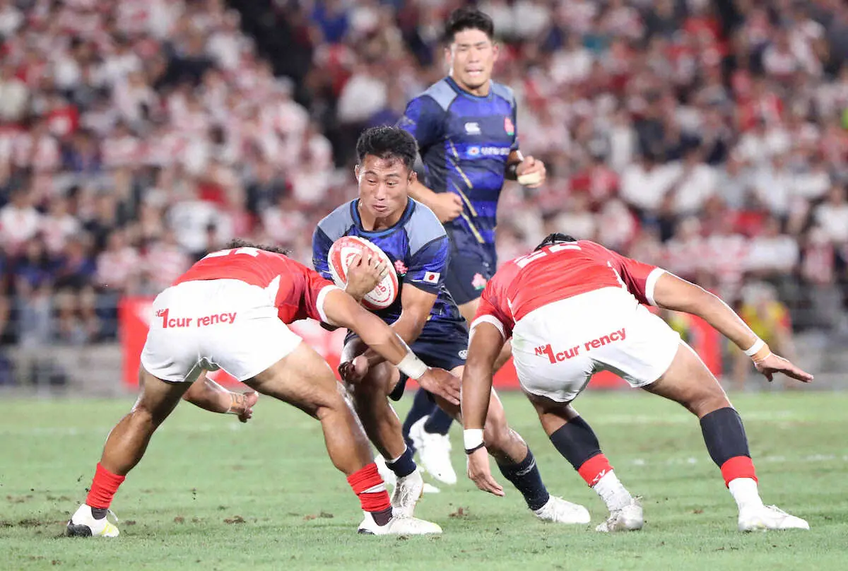 【画像・写真】代表戦初先発の長田智希「満足していない」も存在感　12番争いは混とん　ラグビー日本代表
