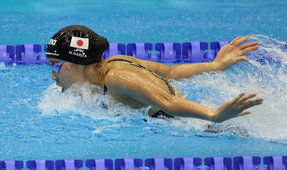 【画像・写真】【世界水泳】16歳・成田実生8位「差があるなと感じた」400M個メ、日本女子は個人種目メダルなし