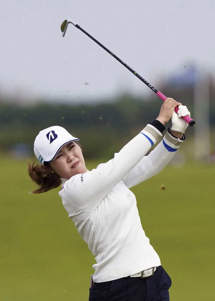 【画像・写真】古江彩佳　連覇へ「風と友達に」　3日開幕、女子ゴルフ「スコットランドOP」