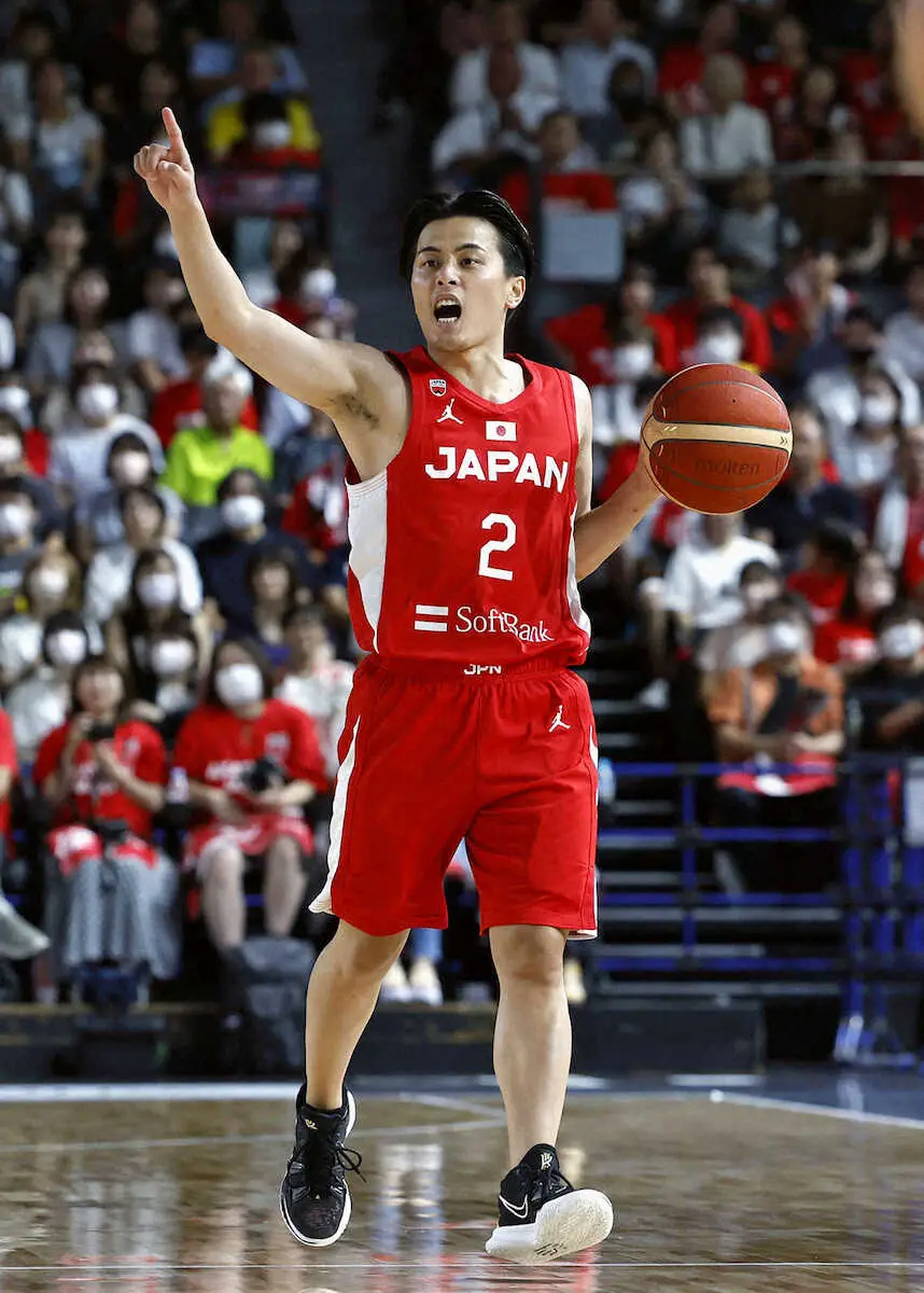 【画像・写真】バスケット日本代表　ニュージーランドに競り勝った　河村勇輝が流れ引き寄せた