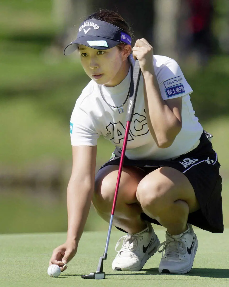 【画像・写真】アマチュア六車日那乃　2差3位発進　目指すは史上8人目アマVでのプロテスト免除