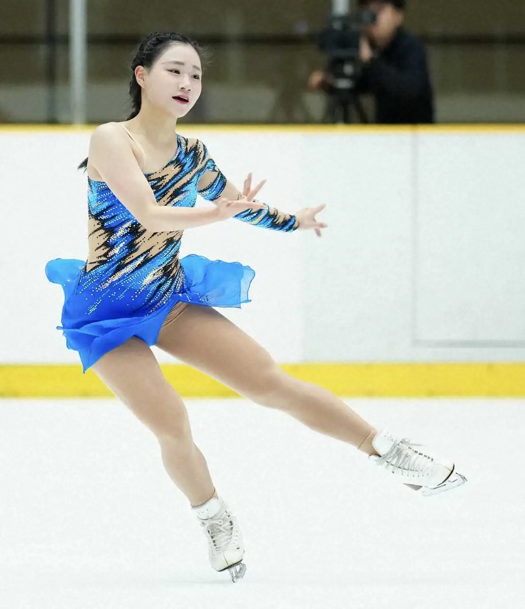 【画像・写真】河辺愛菜は64・23点　トリプルアクセル復活へ「入れるぞ、という強い気持ちで」